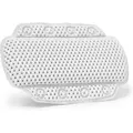 Produktbild: Relaxdays Nackenkissen Badewanne, Badewannenkissen Mit 8 Saugnäpfen, Nackenstützkissen Weich, Pvc, Hbt: 20x30x5cm, Weiß