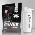 Produktbild: Mammut Weight Gainer Crash Kohlenhydrat Eiweiß 1400g + Edelstahlshaker 22,71€/kg