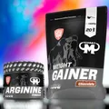 Produktbild: Mammut Weight Gainer Crash Kohlenhydrat Eiweiß 1400g + Arginin 300g 18,35€/kg