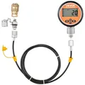 Produktbild: VEVOR digitales Hydraulikdruck Testkupplungsset, 10000 PSI Druckmessgerät Manometer Tester mit 1 Manometer & 1 Testkupplung & 1 Schnellkupplung & 1 Schlauch für Bagger Baumaschinen