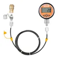Produktbild: VEVOR digitales Hydraulikdruck Testkupplungsset, 10000 PSI Druckmessgerät Manometer Tester mit 1 Manometer & 1 Testkupplung & 1 Schnellkupplung & 1 Schlauch für Bagger Baumaschinen