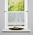 Produktbild: HOME WOHNIDEEN Scheibengardine ALEGRA (2 St), Stangendurchzug, halbtransparent