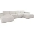 Produktbild: Kaiser Möbel Ecksofa, Ecru, Textil, 4-Sitzer, 344x73x165 cm, Wohnzimmer, Sofas & Couches, Wohnlandschaften, Wohnlandschaften in U-Form