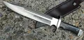 Produktbild: Grosses Messer Bowiemesser 440 Stahl Gürtelmesser Jagdmesser BW Arbeitsmesser