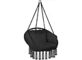 Produktbild: tectake® Hängesessel, mit Sitz- und Rückenpolster, große Zierquasten, 80 x 72 x 125 cm