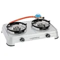 Produktbild: Campingaz Gaskocher 2000037217, Cook CV, 2 flammig, mit Schlauch und Regler, für Gaskartusche