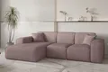 Produktbild: Ecksofa Designersofa CELES PREMIUM in Stoff Scala Lavendel Ottomane Links
