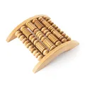 Produktbild: Tuuli Accessories Massage Massagerolle Massageroller Massagegerät Fuß Fußmassagegerät Fußroller Fußmassage aus Holz 29x24,5 cm