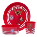 Produktbild: Kindergeschirr 3er-Set Berni rot/weiss FC Bayern München 31430 FCB Fanartikel