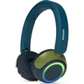 Produktbild: Philips TAK4200CT/00 Kopfhörer/Headset Drahtloser Kopfbügel Anrufe/Musik Bluetooth Blau, Grün - Blau/Grün