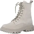 Produktbild: Tamaris Damen Boot Schnürbooty Stiefelette Schnürung Reißverschluss 1-25276-41, Größe:41 EU, Farbe:Beige - Beige - 41