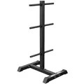 Produktbild: GORILLA SPORTS® Hantelscheibenständer - 6 Scheibenaufnahmen, für Ø 30 mm Gewichtsscheiben, bis 200 kg Belastbar, Stahl, Weiß/Schwarz - Hantelständer, Scheibenständer, Hantelablage, Hantelbaum, Gewicht