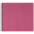 Produktbild: goldbuch Spiralalbum Bella Vista ohne Fenster 35x30 40 schwarze Seiten fuchsia