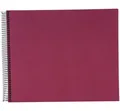 Produktbild: Goldbuch Spiralalbum Bella Vista fuchsia 35x30 cm schwarze Seiten 25508  Album
