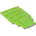 Produktbild: ToolSpace Set von Japanspachteln - 4 Stück - 45/75/100/125 mm - Kunststoffspachteln zum Fugen, Glätten, Verteilen von Massen, Hergestellt aus strapazierfähigem und flexiblem Kunststoff, Guter Griff