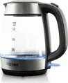 Produktbild: Koenic KWK 2220 Schnurloser Wasserkocher, Glasgehäuse, 1,7 l FÃ1/4llmenge, 2200 Watt, 360° Sockel, Trockengehschutz, Abschaltautomatik