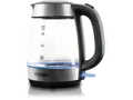 Produktbild: KOENIC KWK 2220 Wasserkocher, Edelstahl/Schwarz GLASS WATER KETTLE NEU
