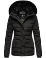 Produktbild: Navahoo Damen warme Winter Steppjacke mit abnehmbarer Kunstfell-Kapuze Milianaa Black Gr. S