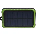 Produktbild: Denver PSO-10012 10.000 mAh Powerbank mit Solar, Handkurbel & Lampe - Schwarz