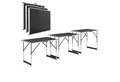 Produktbild: Juskys Tapeziertisch, 100x60x73 cm, 30 kg Tragkraft, platzsparend und standfest