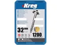 Produktbild: Kreg Pocket-Hole Schrauben 32 mm, Verzinkt, Maxi-Loc, Grobgewinde - 1200Stk.
