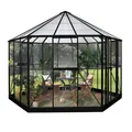 Produktbild: Vitavia Gewächshaus-Pavillon Hera 9000 schwarz lackiert, inklusive Fundament