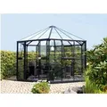 Produktbild: Vitavia Gewächshaus Hera 9000 ESG 3 mm HKP 6 mm Schwarz 9 m² inkl. Fundament
