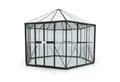 Produktbild: Vitavia Gewächshaus Pavillon Hera 9000 inkl. Stahlfundament, 3,00 mm Wandstärke, inkl. Stahlfundament, kugelgelagerte Doppelschiebetür, Einscheibensicherheitsglas