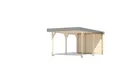 Produktbild: Karibu Lamellen Rückwand für Leimholz Einzelcarport 250 x 200 cm