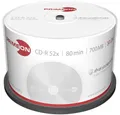 Produktbild: PRIMEON CD-Rohling CD-R 700MB 52x Silver Disc 50er Cakebox 2761102, Silber Matte Oberfläche