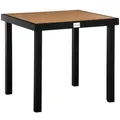Produktbild: Outsunny Gartentisch, BxHxL: 80 x 74 x 80 cm, Aluminium/Kunststoff - beige