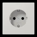 Produktbild: Jung SCHUKO Steckdose, 16 A 250 V ~, Duroplast, Serie LS, lichtgrau LS1520LG