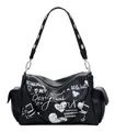 Produktbild: Desigual Habana Seshat Hand Bag Schultertasche Tasche Black schwarz weiß Neu