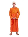 Produktbild: Generique - Buddhistisches Mönch-Kostüm für Erwachsene - Orange