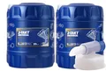 Produktbild: 40 Liter Mannol 2-Takt Universal Motorradöl Mischöl mineralisch API TC + Hahn