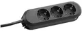 Produktbild: Bachmann Tischsteckdose, 3xSchuko, 5m, schwarz (388.172)