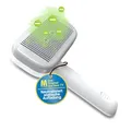 Produktbild: PiddiPet IonBrush - Ionen Tierhaarbürste elektrisch - Fellbürste gegen Verfilzungen & Unterwolle für Hunde & Katzen - reduziert statische Aufladung & lose Haare - sanft, selbstreinigend, hautschonend