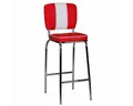 Produktbild: Wohnling Barhocker Barstuhl American Diner 50er Jahre Retro Rot