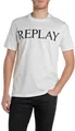 Produktbild: Replay Herren T-Shirt Kurzarm Rundhalsausschnitt, Weiß (Natural White), L