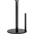 Produktbild: Küchenpapierhalter Edelstahl schwarz freistehend, für Standard- und Großrollen