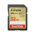Produktbild: SanDisk Extreme - Flash-Speicherkarte - 32GB - Video Class V30 / UHS-I U3 / Class10 - SDHC UHS-I (SDSDXVT-032G-GNCIN)