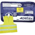 Produktbild: Petex 43939705 Plus blau DIN 13164:2022 inkl. Warnweste gelb EN 20471 Verbandtas (43939705)