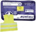 Produktbild: Petex 43939705 Plus blau DIN 13164:2022 inkl. Warnweste gelb EN 20471 Verbandtasche Inkl. Warnweste Pkw, Wohnmobile, Van, SUV