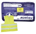 Produktbild: Petex Warndreieck Petex 43939705 Plus blau DIN 13164:2022 inkl. Warnweste gelb EN 20471