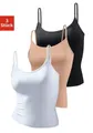 Produktbild: vivance active Spaghettitop (3er-Pack) aus weicher Microfaser
