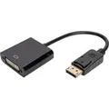 Produktbild: DisplayPort - DVI Adapter / Konverter schwarz