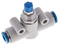 Produktbild: GR-QS-6 (193969) Drossel-Rückschlagventil Ventilfunktion:Drossel-Rückschlagfunktion