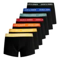 Produktbild: JACK & JONES Herren Unterhosen Shorts Boxershorts Trunks 7er Pack, Farbe:Schwarz, Wäschegröße:XL, Artikel:- Black Multi