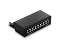 Produktbild: deleyCON deleyCON CAT6 Patchpanel 8 Port Netzwerk Verteilerfeld geschirmt LSA Netzwerk-Patch-Panel