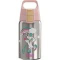 Produktbild: SIGG Trinkflasche Shield ONE Kids Uni Skate, 0,5 Liter, Edelstahl, silber / rosa